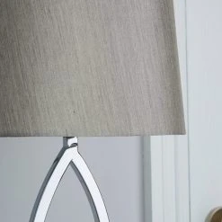 Dunelm Como Table Lamp Chrome Shade 11 Dunelm Como Table Lamp Chrome Shade -Dunelm Shop 1000011023 alt03