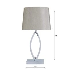 Dunelm Como Table Lamp Chrome Shade 12 Dunelm Como Table Lamp Chrome Shade -Dunelm Shop 1000011023 alt04