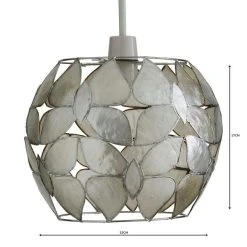 Butterfly Capiz Easy Fit Pendant -Dunelm Shop 1000018784 alt04