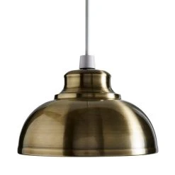 Galley Antique Brass Easy Fit Pendant 10 Galley Antique Brass Easy Fit Pendant -Dunelm Shop 1000038961 alt04