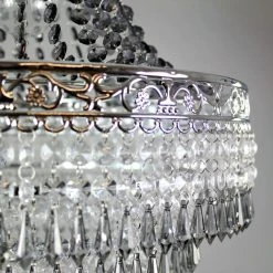 Dunelm Blenheim 47cm Smoked Jewels Chandelier Easy Fit Pendant 8 Dunelm Blenheim 47cm Smoked Jewels Chandelier Easy Fit Pendant -Dunelm Shop 1000038979 alt02