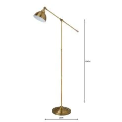 Dunelm Lever Arm Antique Brass Floor Lamp -Dunelm Shop 1000044887 alt04