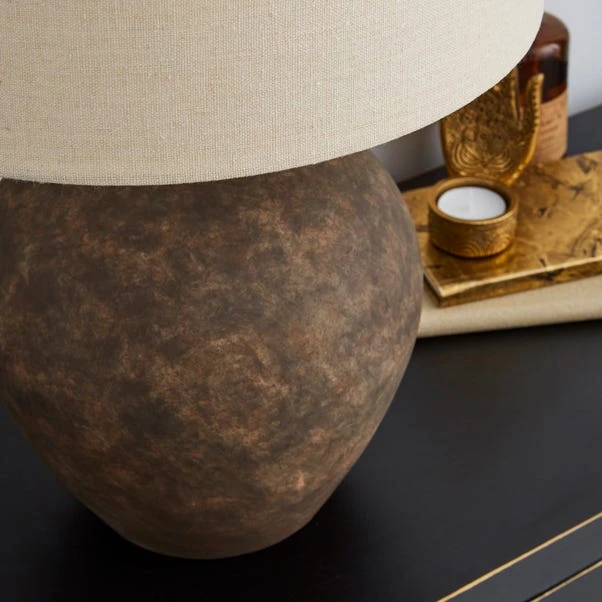 Dunelm Santiago Large Washed Urn Table Lamp 6 Dunelm Santiago Large Washed Urn Table Lamp - Image 4