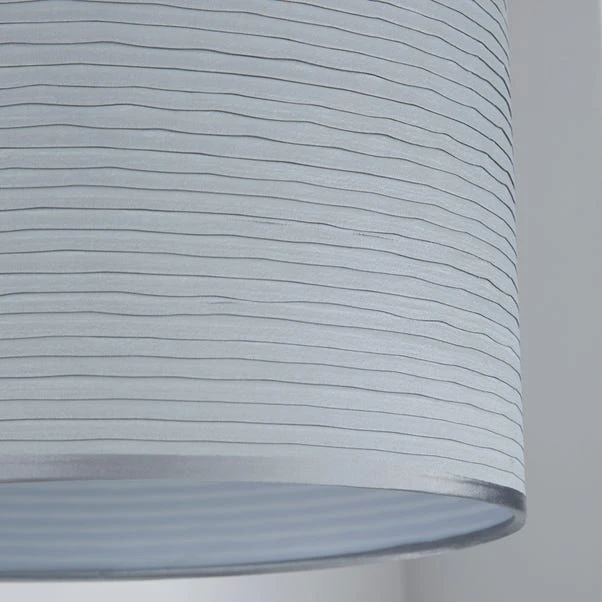 Ripple Lamp Shade 30cm Silver 5 Ripple Lamp Shade 30cm Silver - Image 3