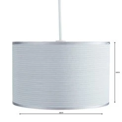 Ripple Lamp Shade 30cm Silver 9 Ripple Lamp Shade 30cm Silver -Dunelm Shop 1000049216 alt04