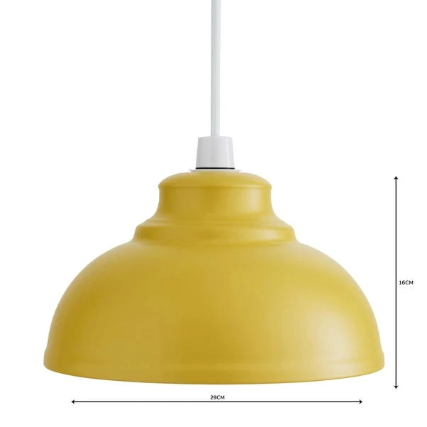 Galley Ochre Easy Fit Pendant 6 Galley Ochre Easy Fit Pendant - Image 4