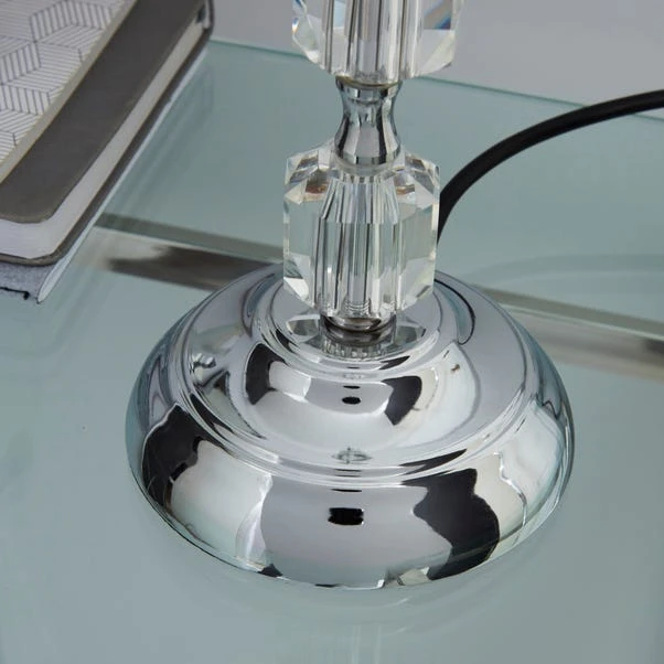 Dunelm Aries Chrome Table Lamp Base 5 Dunelm Aries Chrome Table Lamp Base - Image 3