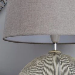 Dunelm Dahlia Scratched Resin Grey Table Lamp -Dunelm Shop 1000062854 alt03