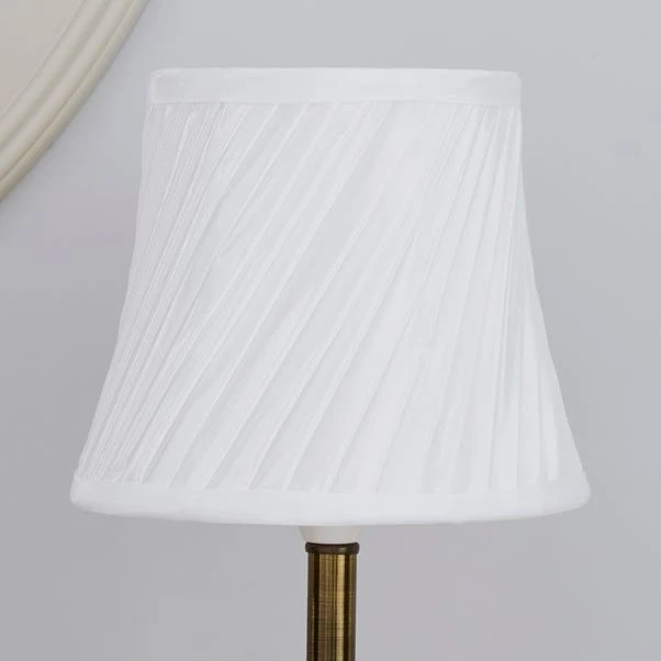 Dunelm Twisted Pleat Candle Shade 4 Dunelm Twisted Pleat Candle Shade - Image 2