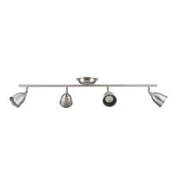 Masterlite Filbert 4 Light Hammered Chrome Spotlight -Dunelm Shop 1000081733 alt05