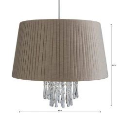 Dunelm Allure Grey Easy Fit Pendant 9 Dunelm Allure Grey Easy Fit Pendant -Dunelm Shop 1000083991 alt04