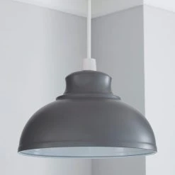 Dunelm Galley Grey Easy Fit Pendant -Dunelm Shop 1000084079 alt01