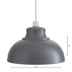 Dunelm Galley Grey Easy Fit Pendant -Dunelm Shop 1000084079 alt04