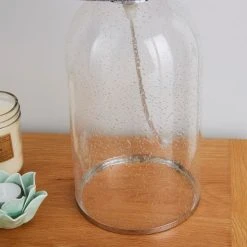 Dunelm Lenny Glass Clear Table Lamp 10 Dunelm Lenny Glass Clear Table Lamp -Dunelm Shop 1000084125 alt02