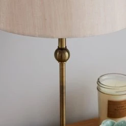 Dunelm Metal Ball Antique Brass Table Lamp 11 Dunelm Metal Ball Antique Brass Table Lamp -Dunelm Shop 1000084146 alt03