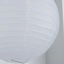 Dunelm Paper Lantern 35cm White Easy Fit Pendant 8 Dunelm Paper Lantern 35cm White Easy Fit Pendant -Dunelm Shop 1000084160 alt02