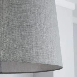 Dunelm Sara Tapered Lamp Shade 40cm Grey 8 Dunelm Sara Tapered Lamp Shade 40cm Grey -Dunelm Shop 1000084178 alt02