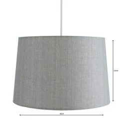 Dunelm Sara Tapered Lamp Shade 40cm Grey 9 Dunelm Sara Tapered Lamp Shade 40cm Grey -Dunelm Shop 1000084178 alt04