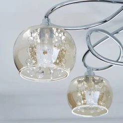 Dunelm Seychelles 5 Light Chrome Ceiling Fitting 10 Dunelm Seychelles 5 Light Chrome Ceiling Fitting -Dunelm Shop 1000093292 alt02