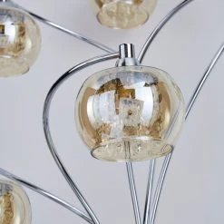 Dunelm Seychelles 5 Light Champagne Glass Floor Lamp 10 Dunelm Seychelles 5 Light Champagne Glass Floor Lamp -Dunelm Shop 1000093302 alt02