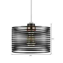 Dunelm Kiel Black Easy Fit Pendant -Dunelm Shop 1000093328 alt06