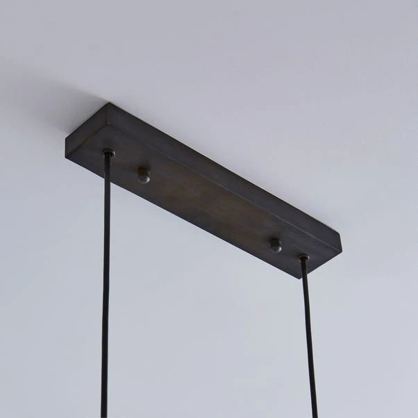 Dunelm London Industrial 3 Light Bronze Diner Ceiling Fitting 5 Dunelm London Industrial 3 Light Bronze Diner Ceiling Fitting - Image 3