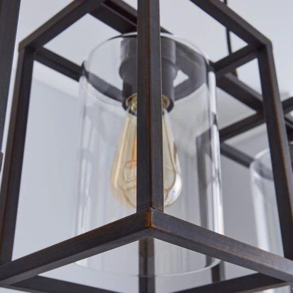 Dunelm London Industrial 3 Light Bronze Diner Ceiling Fitting 6 Dunelm London Industrial 3 Light Bronze Diner Ceiling Fitting - Image 4