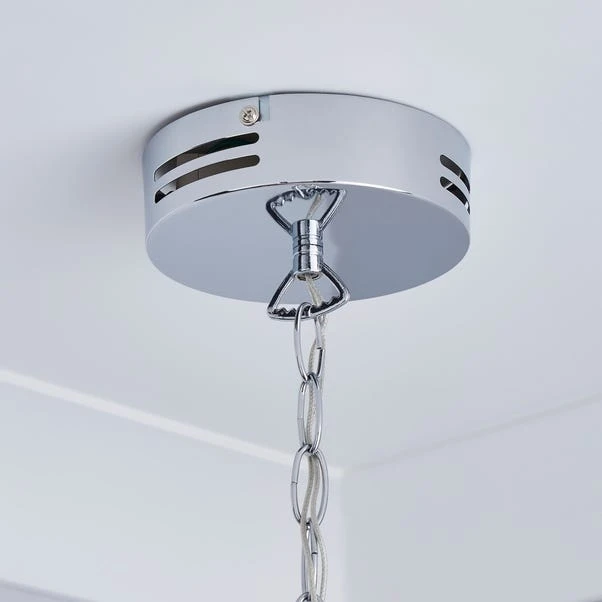 Dunelm Marie Therese 5 Light Integrated LED Chrome Chandelier 6 Dunelm Marie Therese 5 Light Integrated LED Chrome Chandelier - Image 4