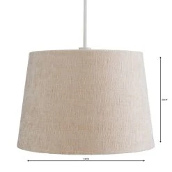 Dunelm Mons Chenille Lamp Shade 31cm Natural 9 Dunelm Mons Chenille Lamp Shade 31cm Natural -Dunelm Shop 1000111984 alt04