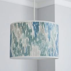 Dunelm Honesty Wave Lamp Shade 30cm Blue -Dunelm Shop 1000114659 alt01