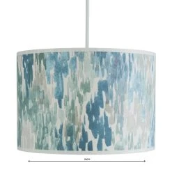 Dunelm Honesty Wave Lamp Shade 30cm Blue -Dunelm Shop 1000114659 alt04