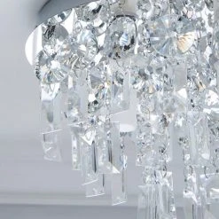 Dunelm Bel Air 3 Light Glass Bathroom Flush Ceiling Fitting 10 Dunelm Bel Air 3 Light Glass Bathroom Flush Ceiling Fitting -Dunelm Shop 1000119702 alt02