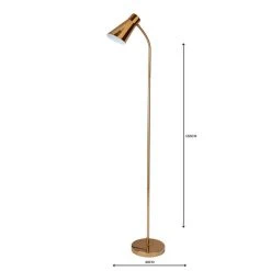 Dunelm Kurtis Gold Floor Lamp -Dunelm Shop 1000119708 alt04