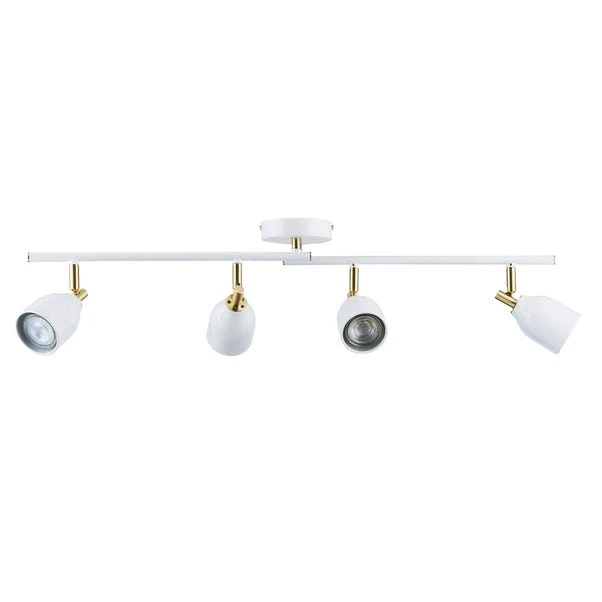 Dunelm Clio 4 Light White Spotlight Bar 6 Dunelm Clio 4 Light White Spotlight Bar - Image 4