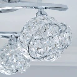 Dunelm Cecilie 3 Light Crystal Semi-Flush Ceiling Fitting 10 Dunelm Cecilie 3 Light Crystal Semi-Flush Ceiling Fitting -Dunelm Shop 1000119787 alt02