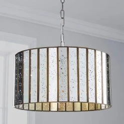 Dunelm Seraphina 1 Light Mercury Glass Pendant Ceiling Fitting 9 Dunelm Seraphina 1 Light Mercury Glass Pendant Ceiling Fitting -Dunelm Shop 1000119791 alt01