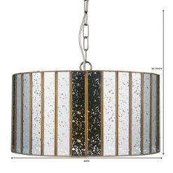 Dunelm Seraphina 1 Light Mercury Glass Pendant Ceiling Fitting 13 Dunelm Seraphina 1 Light Mercury Glass Pendant Ceiling Fitting -Dunelm Shop 1000119791 alt06