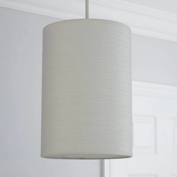 Dunelm Taora Paper Lamp Shade 20cm White 4 Dunelm Taora Paper Lamp Shade 20cm White - Image 2