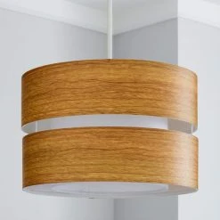 Dunelm Frea 30cm Wood Easy Fit Pendant 7 Dunelm Frea 30cm Wood Easy Fit Pendant -Dunelm Shop 1000119864 alt01