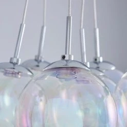 Dunelm Elmira 7 Light Bubble Glass Cluster Ceiling Fitting 11 Dunelm Elmira 7 Light Bubble Glass Cluster Ceiling Fitting -Dunelm Shop 1000119872 alt03
