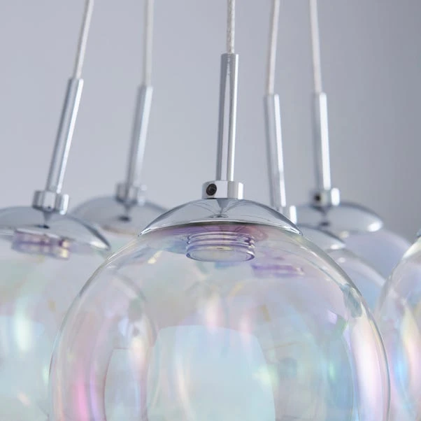Dunelm Elmira 7 Light Bubble Glass Cluster Ceiling Fitting 6 Dunelm Elmira 7 Light Bubble Glass Cluster Ceiling Fitting - Image 4