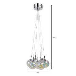 Dunelm Elmira 7 Light Bubble Glass Cluster Ceiling Fitting 13 Dunelm Elmira 7 Light Bubble Glass Cluster Ceiling Fitting -Dunelm Shop 1000119872 alt06
