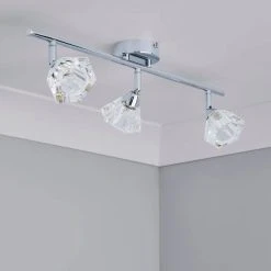 Dunelm Khobi 3 Light Glass Spotlight Bar 9 Dunelm Khobi 3 Light Glass Spotlight Bar -Dunelm Shop 1000119895 alt01