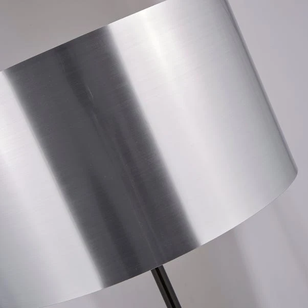 Dunelm Volos Shiny Black Floor Lamp 5 Dunelm Volos Shiny Black Floor Lamp - Image 3