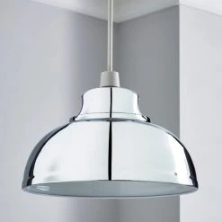 Dunelm Galley Chrome Easy Fit Pendant 8 Dunelm Galley Chrome Easy Fit Pendant -Dunelm Shop 1000120313 alt01