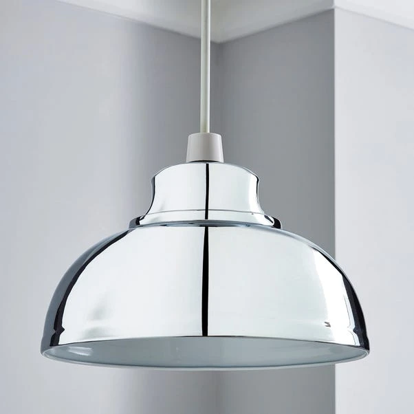 Dunelm Galley Chrome Easy Fit Pendant 4 Dunelm Galley Chrome Easy Fit Pendant - Image 2