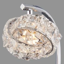 Dunelm Cecilie Chrome And Glass Table Lamp -Dunelm Shop 1000137341 alt02