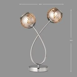 Dunelm Arta 2 Light Smoked Glass Table Lamp 12 Dunelm Arta 2 Light Smoked Glass Table Lamp -Dunelm Shop 1000137347 alt04