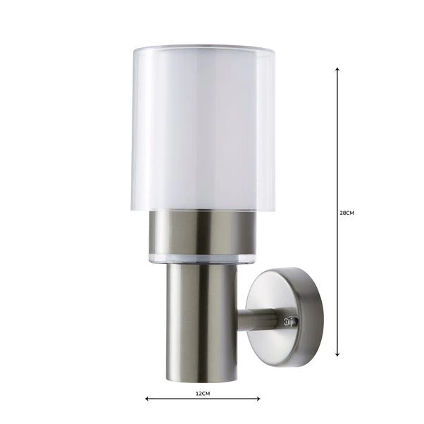 Dunelm Adoni Steel Outdoor Wall Light 7 Dunelm Adoni Steel Outdoor Wall Light - Image 5