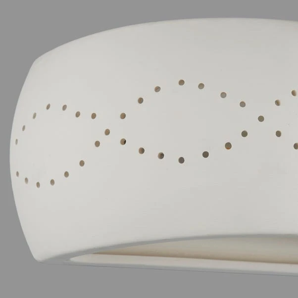 Dunelm Thasos White Wall Light 6 Dunelm Thasos White Wall Light - Image 4